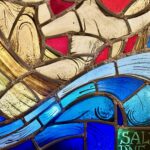 Fray Arnaldo Marcolino Maas Stained Glass Panel, for sale