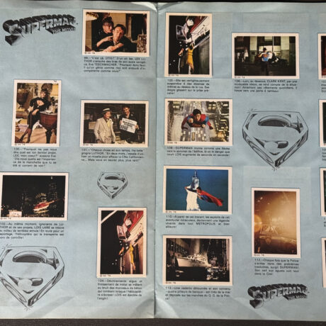 Superman The Movie German Collector Album of Vignettes grandview auctions store