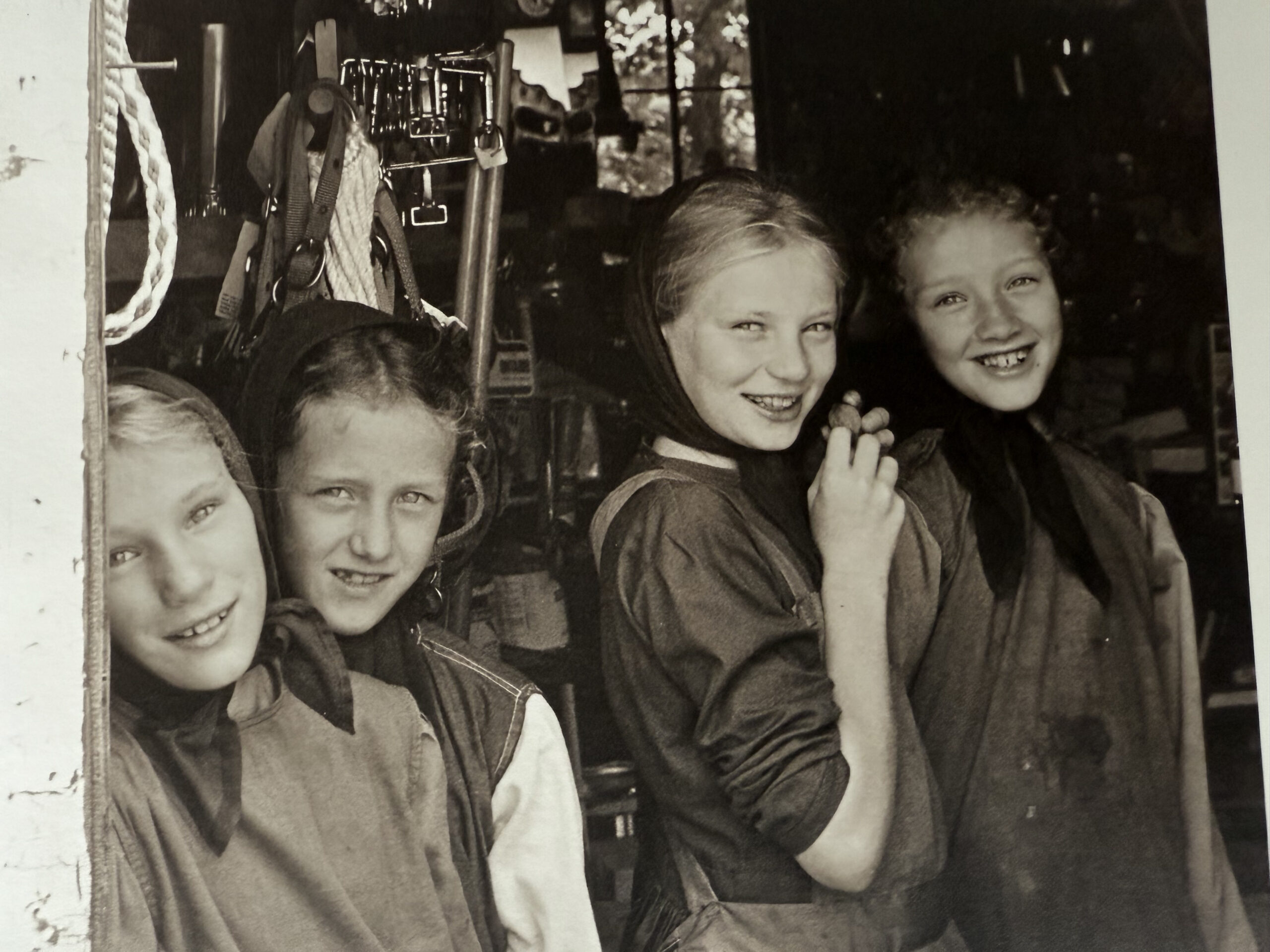 Tom Stoddart (British) "The Girls" Vintage Gelatin Silver Print