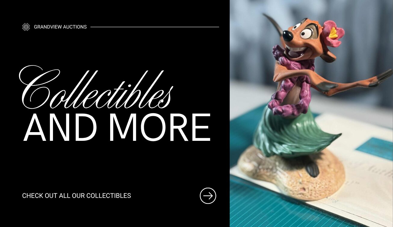 fine collectibles for sale at grandview auctions store