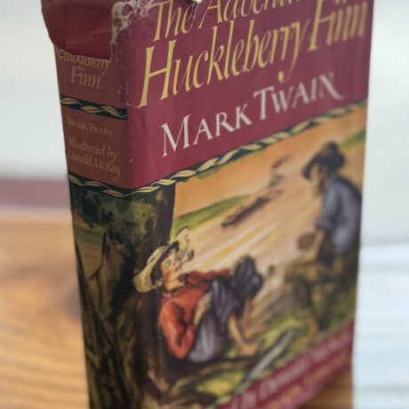 1918 Mark Twain Adventures of Huckleberry Finn Illustrated by Donald McKay w/ Original Dust Jacket
