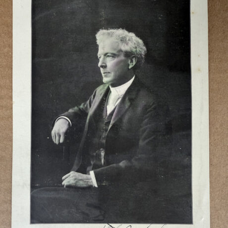 1909 Luther Burbank Signed Bookplate Portrait, Santa Rosa, CA with COA