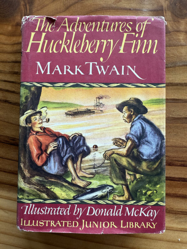 1918 Mark Twain Adventures of Huckleberry Finn Illustrated by Donald McKay w/ Original Dust Jacket Grandview
