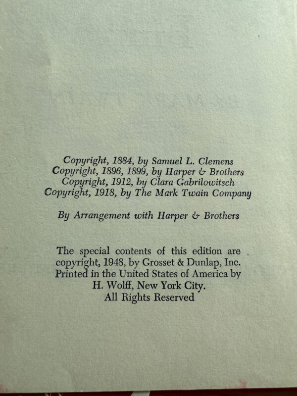1918 Mark Twain Adventures of Huckleberry Finn Illustrated by Donald McKay w/ Original For Sale at Grandview Store