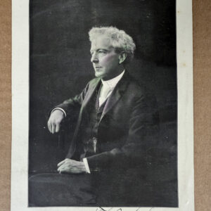 1909 Luther Burbank Signed Bookplate Portrait, Santa Rosa, CA with COA