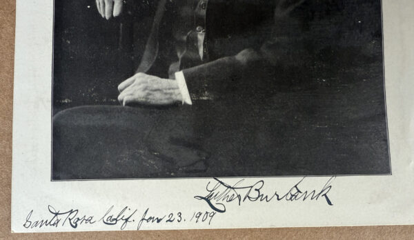 1909 Luther Burbank Signed Book Portrait grandview auctions