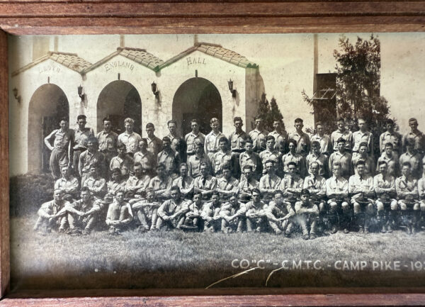 Military Training Photo, Camp Pike 1937 Photo, Grandview Store antiques